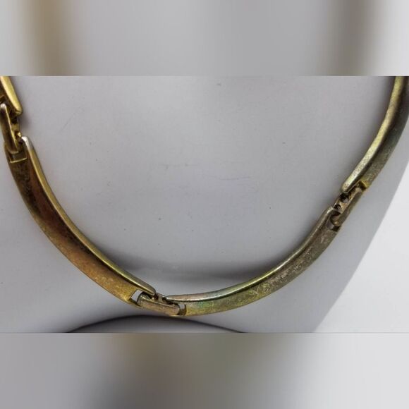 Grandmothers estate gold toned event necklace - Picture 2 of 2